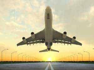aereo al decollo